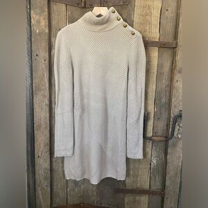 Tory Burch Brodie Tunic Dress Sweater Sz M Excellent used condition